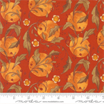 Moda - Forest Frolic - Swirly Leaves, Copper