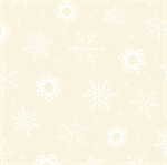 Quilting Treasures - Quilting Illusions - Snowflakes, Ecru