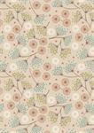 Lewis & Irene - New Forest Flannel - Winter Floral, Dark Cream