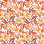 Studio E - Night Owls - Leaf Allover, Orange