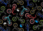 Elizabeth Studio - In Motion - Bicycles, Black