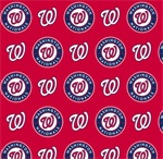 Fabric Traditions - MLB - Washington Nationals, Red