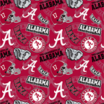 Sykel - College Prints - University of Alabama, Red