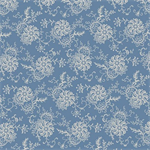 Marcus - Genevieve - Fancy Floral, Blue