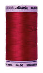 Mettler Thread - Silk-Finish 100% Cotton - 547 yds; 50 Wt. Country Red