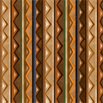 Quilting Treasures - In The Wilderness - Stripe, Brown