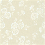 Robert Kaufman - 108^ Backdrop - White Flowers, Taupe