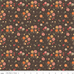 Riley Blake - Autumn - Floral, Raisin