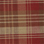 Dunroven House - Homespun - Tri Plaid, Red/Brown