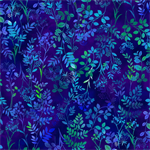 Studio E - Butterfly Bliss - Wildflower Allover, Royal