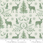 Moda - Woodland Winter - Woodland Damask, Snowy White