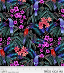 P & B Textiles - Tropic Gardens - Floral Jungle, Multi