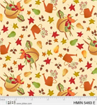 P & B Textiles - Harvest Minis - Fall Motifs, Ecru