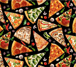 Elizabeth Studio - Food Festival - Pizza, Black