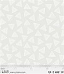 P & B Textiles - Ramblings 13 - Triangles, White on White