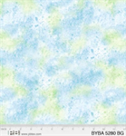 P & B Textiles - Barnyard Babies - Texture, Blue/Green