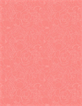 Wilmington Prints - Peach Whispers - Floral Outlines, Coral