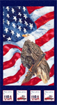 Henry Glass - Wings of Freedom - 24^ Eagle Panel, Multi