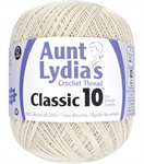 Aunt Lydia's Classic Crochet Thread - Size 10 - 1000 yds; Ecru