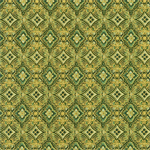 Robert Kaufman - Imperial Collection Metallic 15 - Trellis, Gold/Green