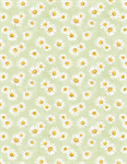 Wilmington Prints - Zest For Life - Daisy Toss, Green