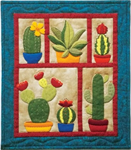 Wall Quilt Pattern - Succulents - Size 13^ x 15^