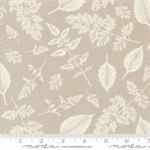 Moda - Field Of Flowers - Leaf Pattern, Flax