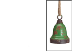 Ornament - Rustic Bell, Green