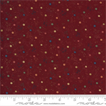 Moda - Prairie Dreams - Sunspots Dots, Red