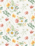 Wilmington Prints - Daisy Days - Large Floral, Cream