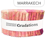 Northcott - Stonehenge Gradations II - 40 x 2½^ Strip Roll, Marrakech