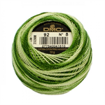 Pearl Cotton Balls - Size 8 Thread - Variegated Avocado