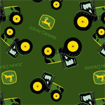 Springs Creative - John Deere - Farm Toss with Logo, Green