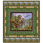 Quilting Treasures Pattern - Dino Park - Featuring Jurassic Journey- 70½^ x 80½^