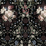 Studio E - Art of Midnight - Floral Medallion, Midnight