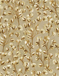 Timeless Treasures - Harvest - Cotton Blossoms, Cream