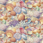 Elizabeth Studio - Race To Safety - Colorful Seashells, Multi