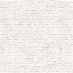 Blank Quilting - Purely Neutral - Handwriting, Grey