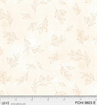 P & B Textiles - Floral Chic - Sprigs, Ecru