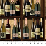 Northcott - You Had Me At Wine - Wine Bottles, Beige