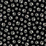 Elizabeth Studio - Dog Breeds - Paw Prints, Black