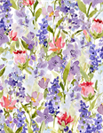 Wilmington Prints - Hummingbird Floral - Packed Floral, Multi