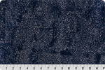 Shannon Fabrics - Luxe Cuddle - Dazzle, Navy/Silver