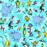 Robert Kaufman - Celebrate Seuss! - Creatures, Aqua
