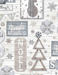 Timeless Treasures - Snow is Falling - Rustic Snow Fun, Cream