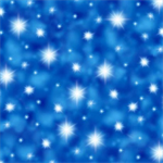 Quilting Treasures - The Newborn King - Stars, Blue