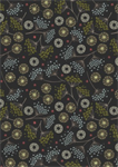 Lewis & Irene - New Forest Flannel - Winter Floral, Black