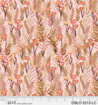 P & B Textiles - Desert Blooms - Flowers & Stems, Light Purple