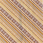 Wilmington Prints - Jingle Bell Snowmen - Diagonal Stripe, Brown