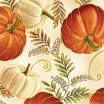 Kanvas Studio - Autumn Comfort Flannel - Pumpkin Harvest, Cream